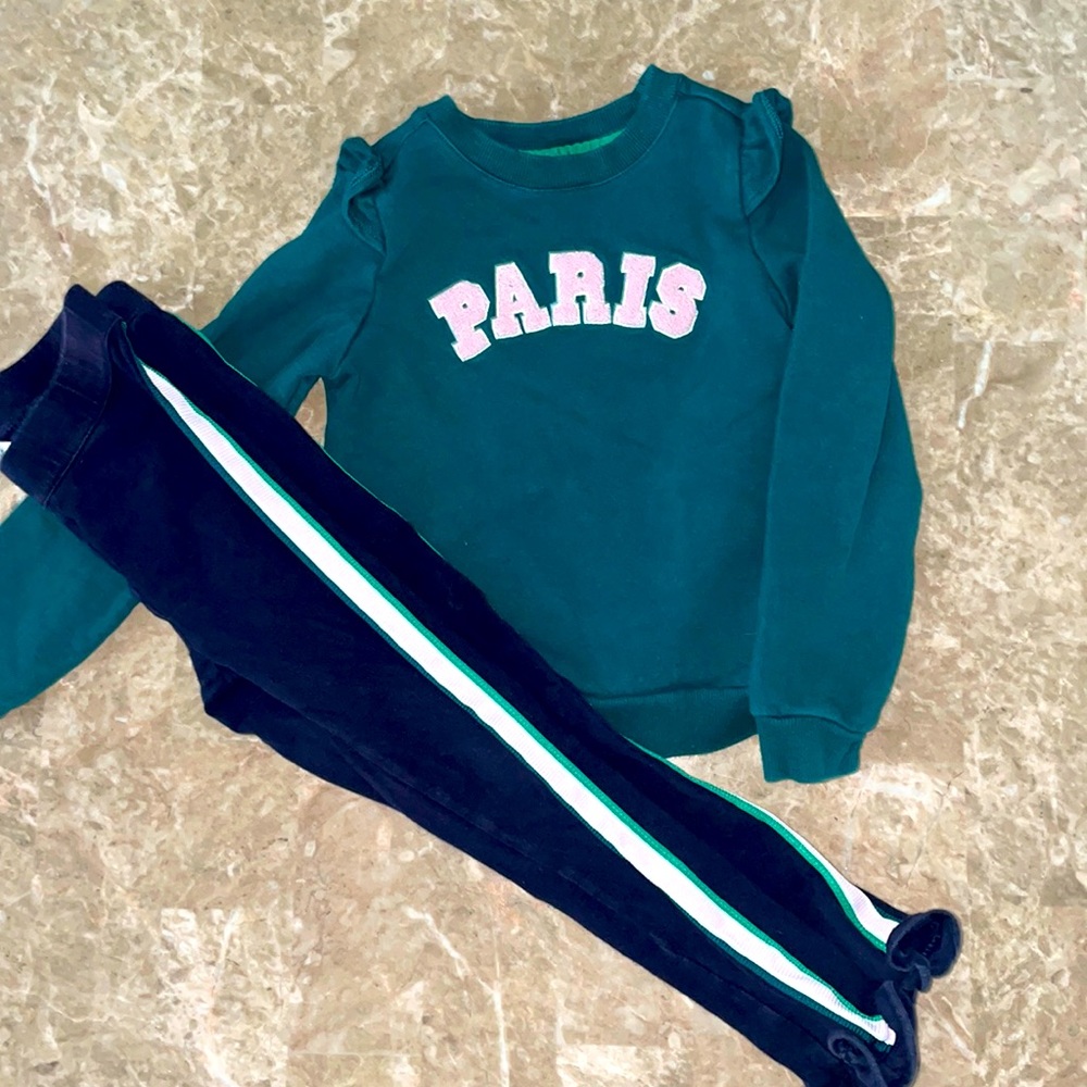 Janie and jack sporty outfit size 5